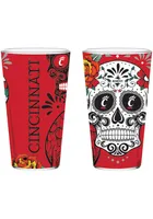 Cincinnati Bearcats 16 oz Dia Pint Glass - Red