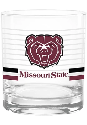 Missouri State Bears 14oz Ring Rock Glass - Maroon
