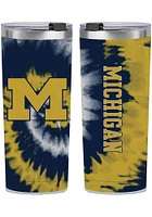 Michigan Wolverines 24oz Tie Dye Stainless Steel Tumbler - Navy Blue