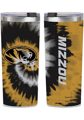 Missouri Tigers 24oz Tie Dye Stainless Steel Tumbler - Black