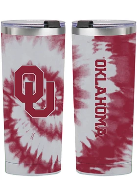 Oklahoma Sooners 24oz Tie Dye Stainless Steel Tumbler - Maroon