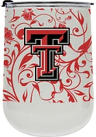 Texas Tech Red Raiders 18oz Floral Stainless Steel Stemless - Red