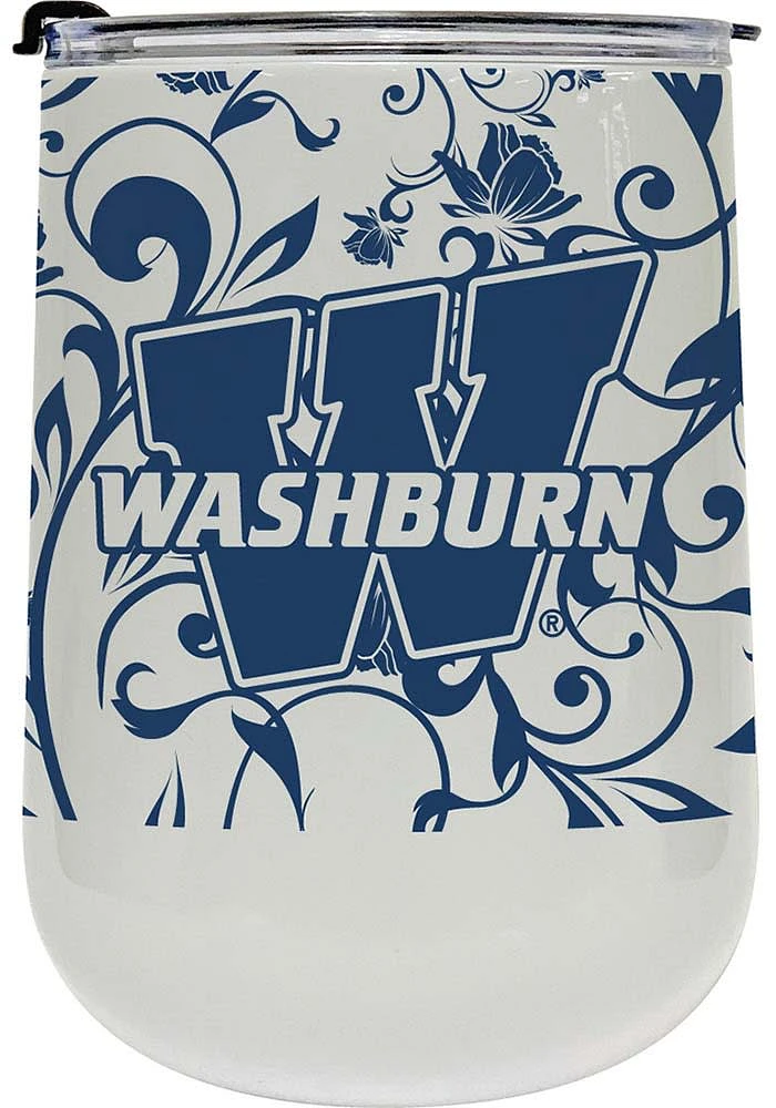Washburn Ichabods 18oz Floral Stainless Steel Stemless