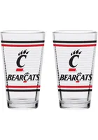 Cincinnati Bearcats 16oz Ring Pint Glass - Red