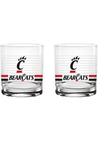 Cincinnati Bearcats 14oz Ring Rock Glass