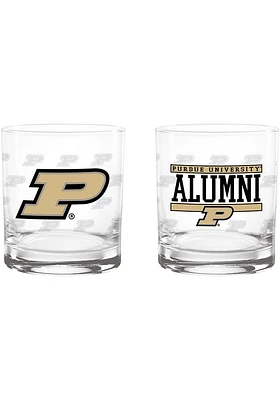 Purdue Boilermakers 14oz Alumni Rock Glass - Black