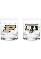 Purdue Boilermakers 14oz Alumni Rock Glass - Black