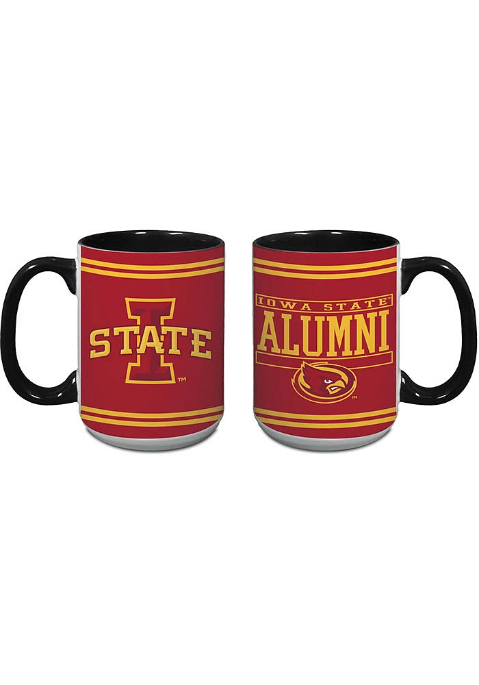 Iowa State Cyclones 15oz Alumni Java Ceramic Mug - Red