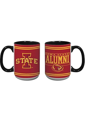 Iowa State Cyclones 15oz Alumni Java Ceramic Mug - Red