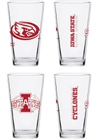 Iowa State Cyclones 16oz Core Pint Glass - Red