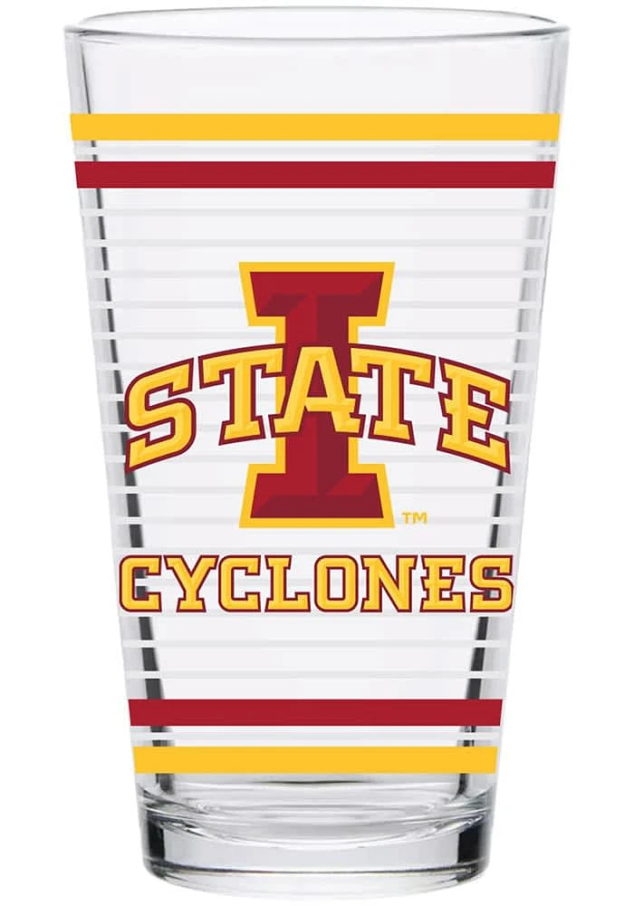 Iowa State Cyclones 16oz Ring Pint Glass - Red