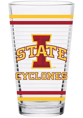 Iowa State Cyclones 16oz Ring Pint Glass - Red