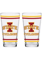 Iowa State Cyclones 16oz Ring Pint Glass - Red