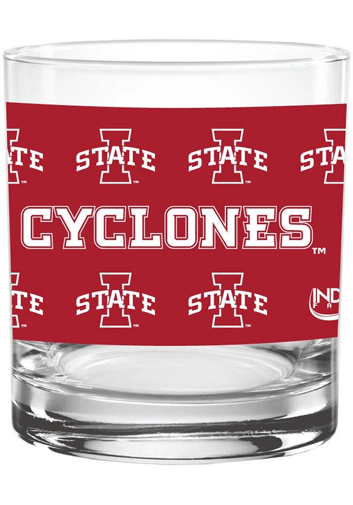 Iowa State Cyclones 14oz KO Rock Glass - Red