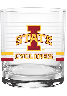 Iowa State Cyclones 14oz Ring Rock Glass - Red