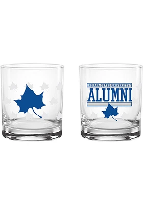 Indiana State Sycamores 14oz Alumni Rock Glass - Red