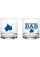 Indiana State Sycamores 14oz Dad Rock Glass - Red