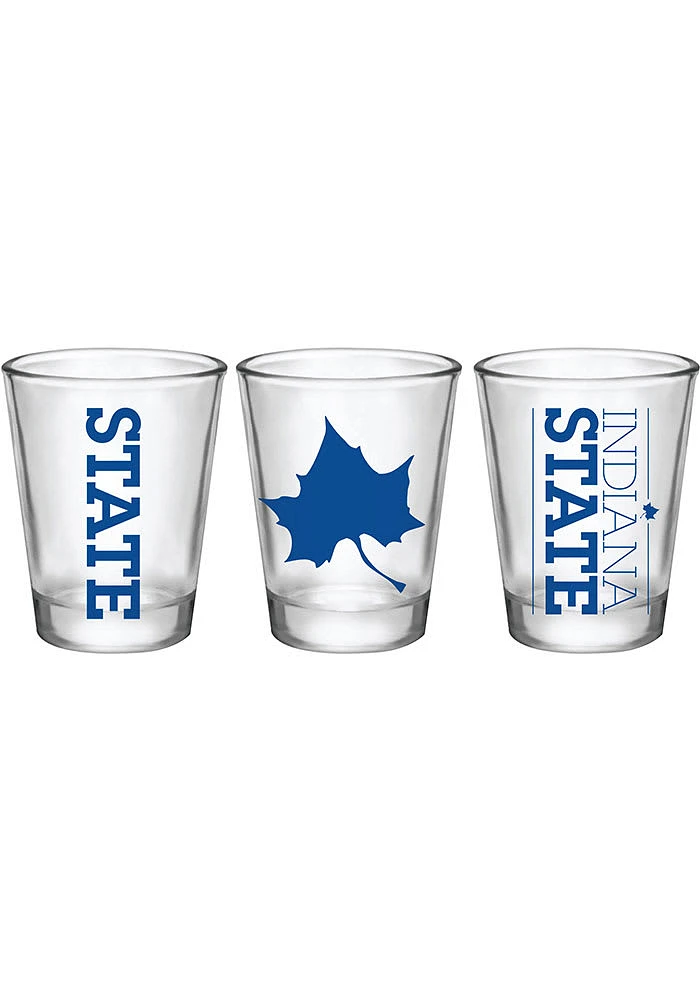 Indiana State Sycamores 2oz Core Logo Shot Glass