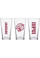 IUPUI Jaguars 16oz Core Pint Glass - Red