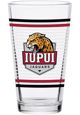 IUPUI Jaguars 16oz Ring Pint Glass - Red