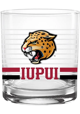 IUPUI Jaguars 14oz Ring Rock Glass - Red