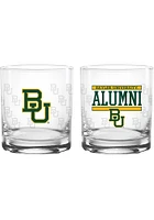 Baylor Bears 14 oz Alumni Rock Glass - Green