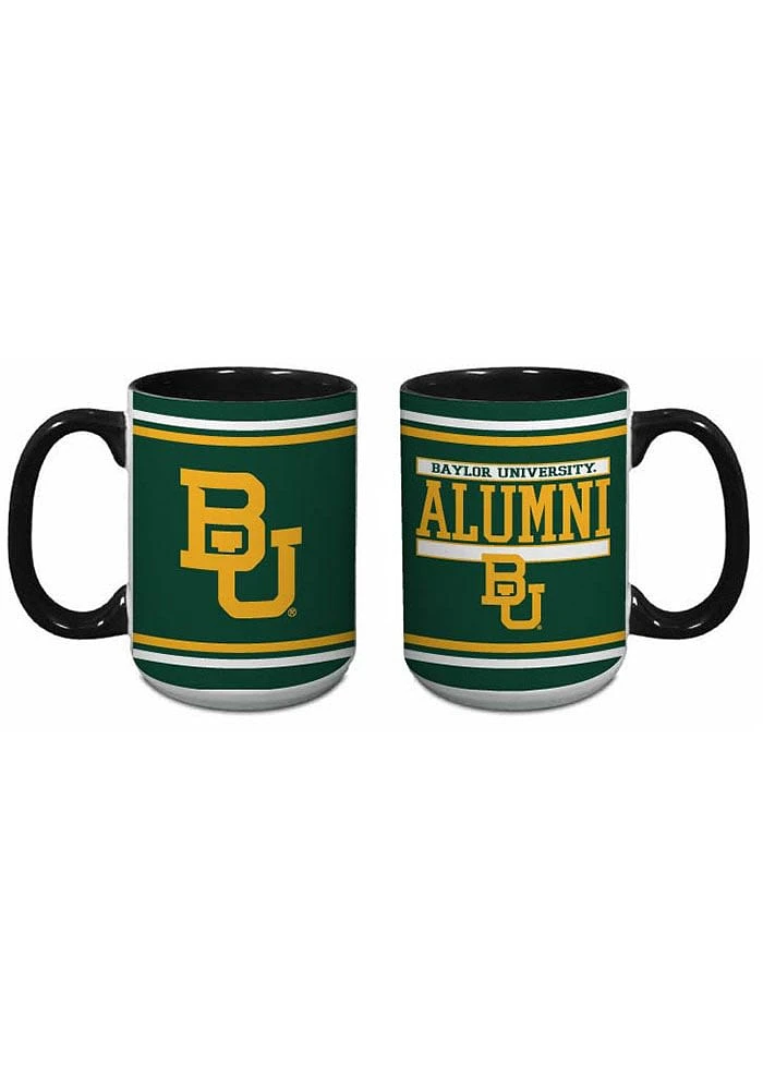 Baylor Bears 15 oz Alumni Ceramic Mug - Green