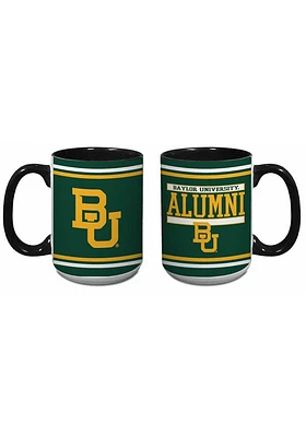 Baylor Bears 15 oz Alumni Ceramic Mug - Green