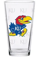 Kansas Jayhawks 16oz Alumni Pint Glass - Blue