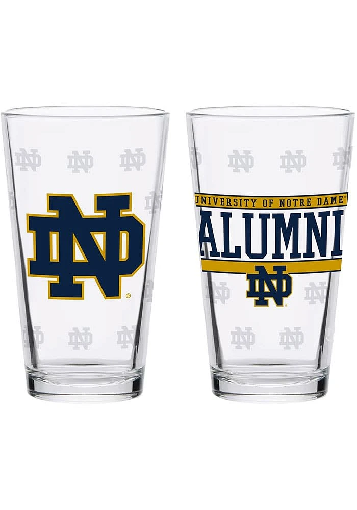 Notre Dame Fighting Irish 16oz Alumni Pint Glass - Blue