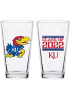 Kansas Jayhawks 16 oz Class of Pint Glass