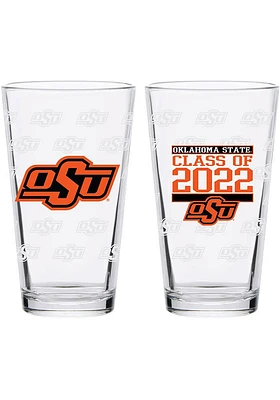 Oklahoma State Cowboys 16 oz Class of 2022 Pint Glass - Orange