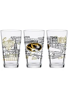 Missouri Tigers 16oz Campus Pint Glass - White