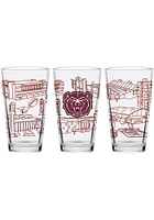 Missouri State Bears 16oz Campus Pint Glass - White