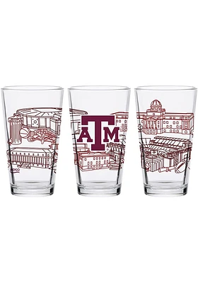 Texas A&M Aggies 16oz Campus Pint Glass - White