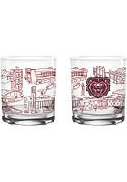 Missouri State Bears 14oz Campus Rock Glass - White