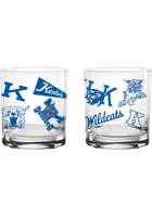 Kentucky Wildcats 14oz Vault Medley Rock Glass