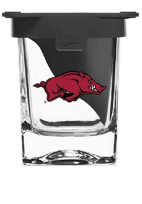 Arkansas Razorbacks Ice Wedge Rock Glass - Red