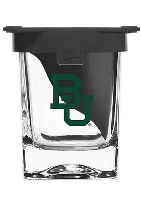 Baylor Bears Ice Wedge Rock Glass - Black