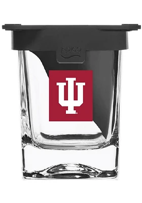 Indiana Hoosiers Ice Wedge Rock Glass - Red