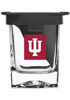 Indiana Hoosiers Ice Wedge Rock Glass - Red