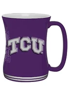 TCU Horned Frogs 16oz Barista Ceramic Mug - Purple