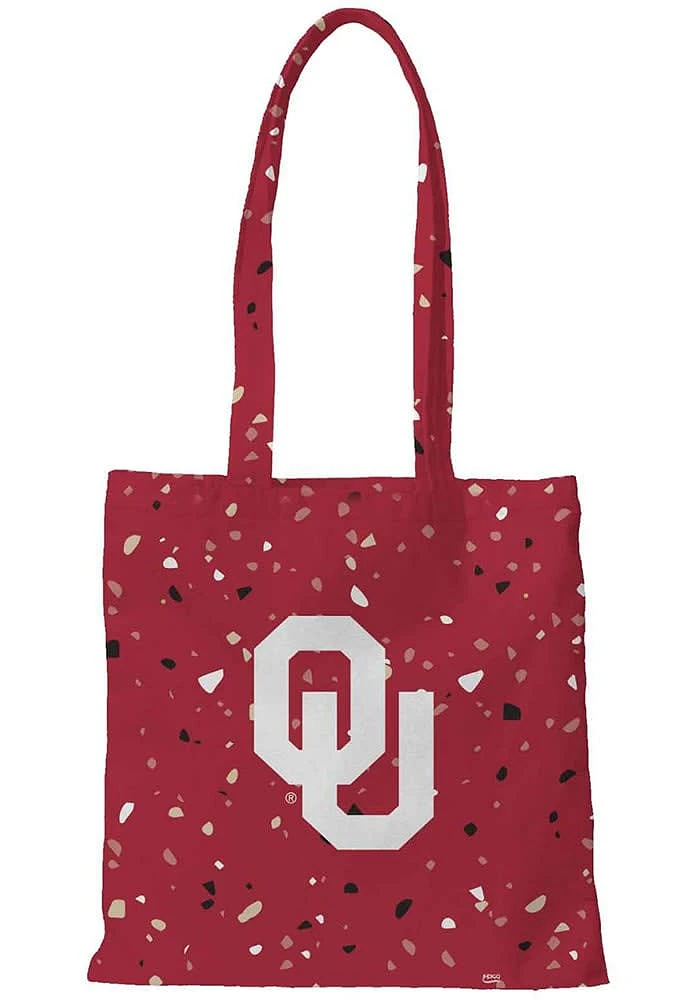 Oklahoma Sooners Red Terazzo Tote