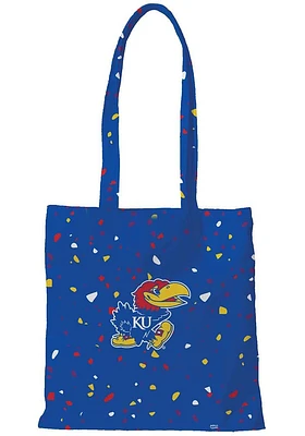 Kansas Jayhawks Blue Terazzo Tote