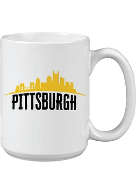 Pittsburgh 15 oz Skyline Ceramic Mug - Yellow