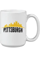 Pittsburgh 15 oz Skyline Ceramic Mug - Yellow