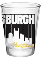 Pittsburgh 2 oz Skyline Shadow Shot Glass