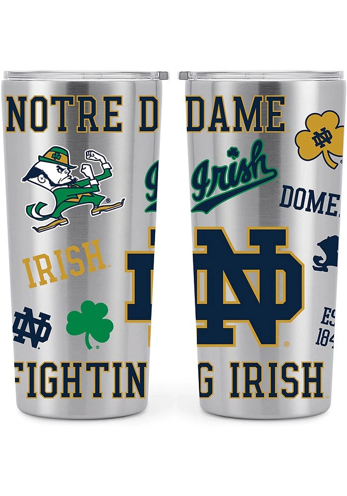 Notre Dame Fighting Irish 22oz Medley Stainless Steel Tumbler - Navy Blue