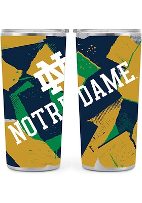 Notre Dame Fighting Irish 22oz Ripped Stainless Steel Tumbler - Navy Blue