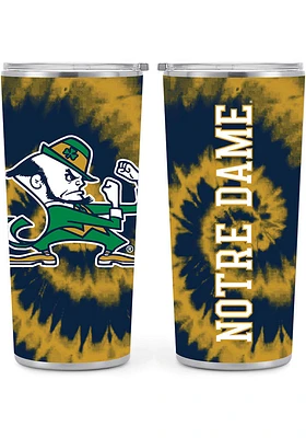 Notre Dame Fighting Irish 22oz Tie Dye Stainless Steel Tumbler - Navy Blue
